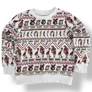 Hanna Andersson x Grinch Cotton Sweatshirt Sz 4 (100cm) Dr Seuss Christmas